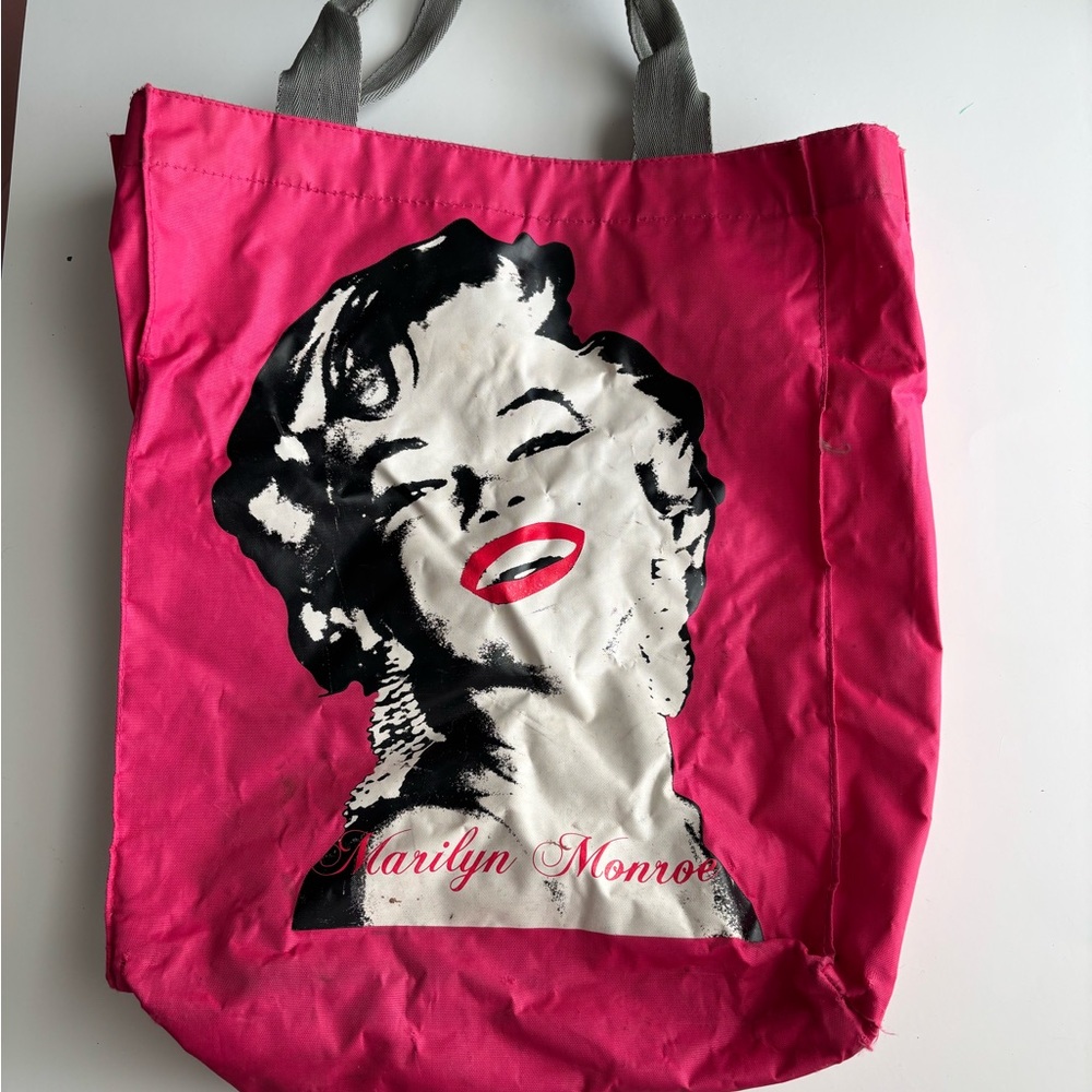 Marilyn Monroe Pink Tote Bag